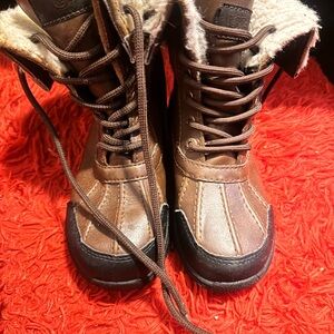 UGG Brown and Black Winter Boots